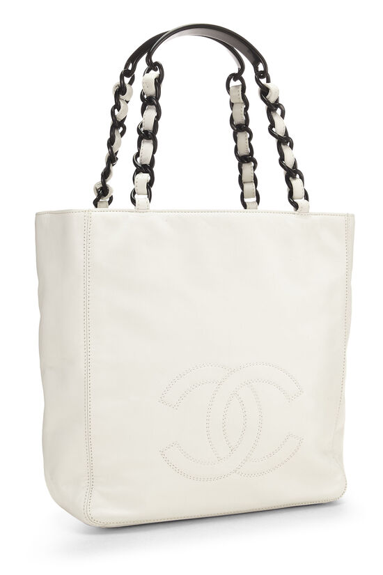 CHANEL, Bags, Chanel Vintage Xl Studded Cc Monogram Logo Black Lambskin  Leather Shoulder Bag