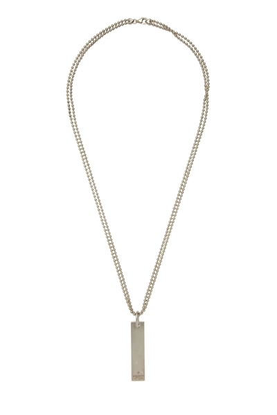 Silver Logo Necklace