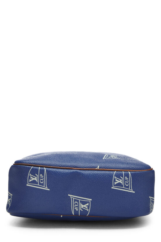Blue Coated Canvas LV Cup Sac San Diego Shoulder Bag, , large image number 7