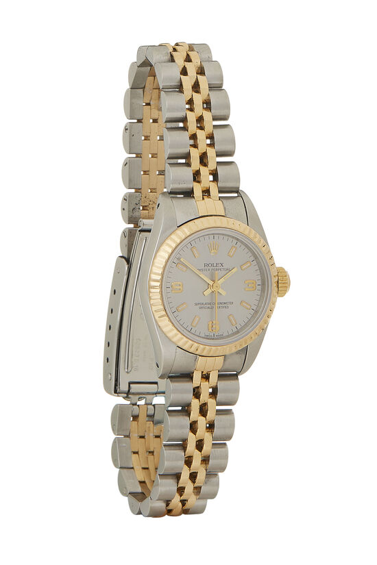 Stainless Steel & 18k Yellow Gold Oyster Perpetual 67193 24mm, , large image number 0