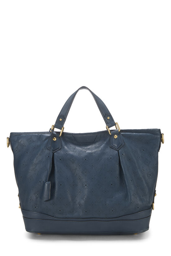 Blue Monogram Mahina Leather Stellar GM, , large image number 0