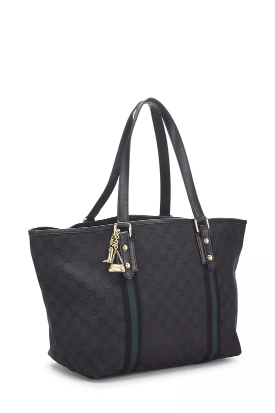 Black Original GG Canvas Jolicoeur Tote Large, , large image number 1