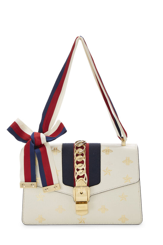 Cream Bee & Star Leather Sylvie Shoulder Bag Small, , large image number 0