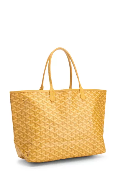 Yellow Goyardine Canvas Saint-Louis PM, , large