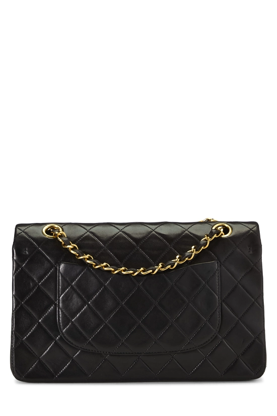 Black Quilted Lambskin Classic Double Flap Medium, , large image number 3
