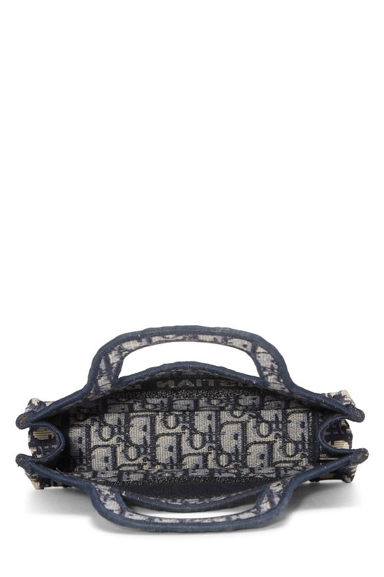 Navy Diorissimo Canvas Book Tote Mini, , large image number 5