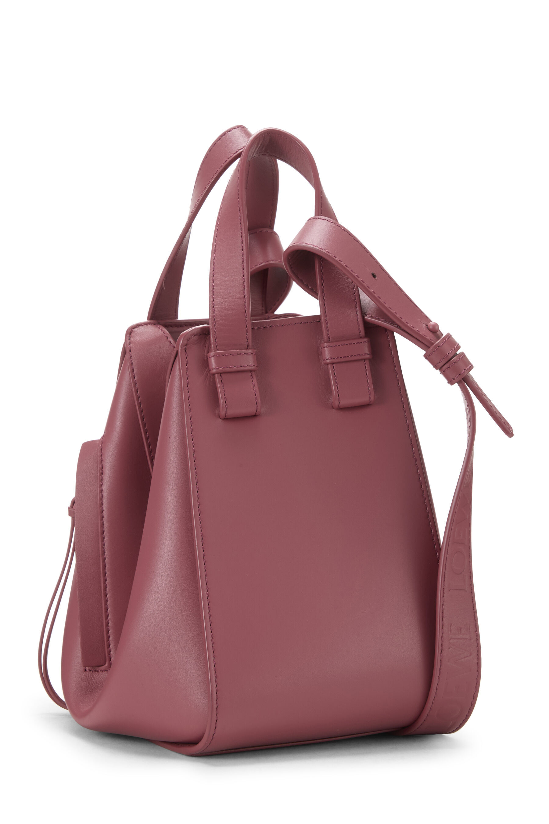 Pre-Owned Pink Calfskin Compact Hammock Bag QWB5S83PPB000