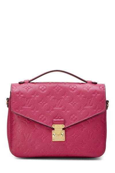 Louis Vuitton Pink Monogram Empreinte Pochette Metis