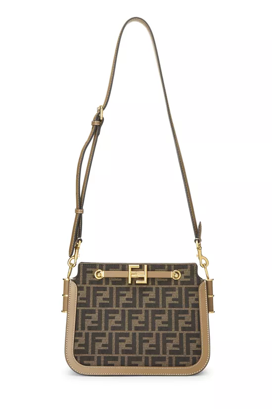 Brown Zucca Canvas Touch Shoulder Bag, , large image number 0