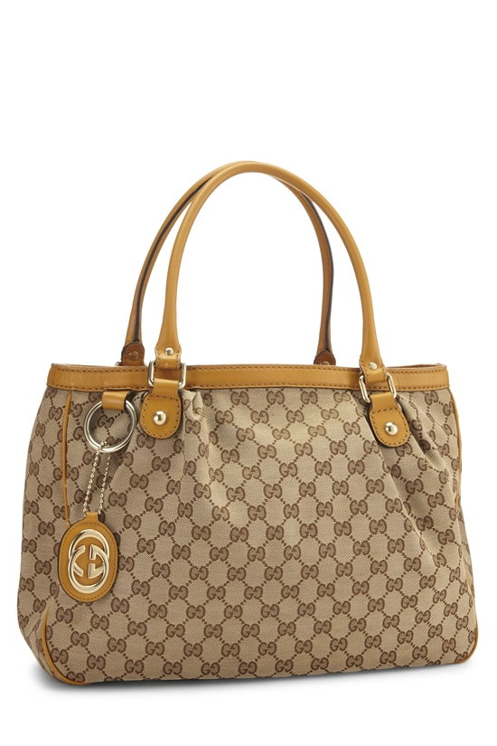 Orange Original GG Canvas Sukey Handbag Large, , large image number 1