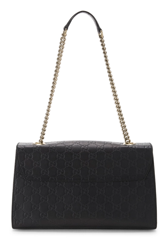 Black Guccissima Leather Emily Chain Shoulder Bag, , large image number 3