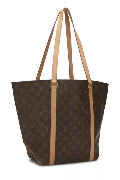 Monogram Canvas Sac Shopping, , large