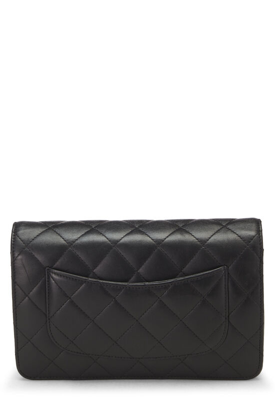 Black Quilted Lambskin Wallet on Chain (WOC), , large image number 5