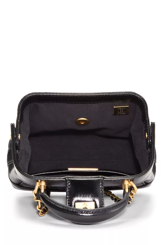 Black Lambskin Coco Doctor Top Handle Bag Mini, , large image number 5
