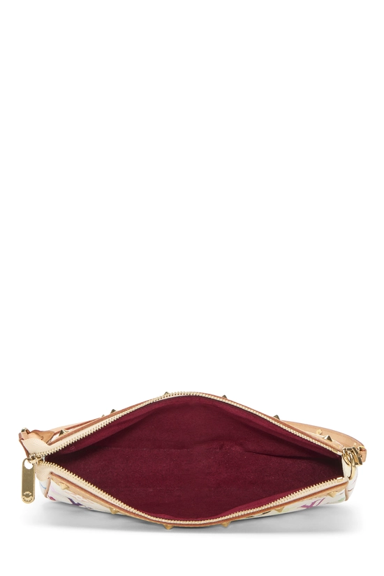 Takashi Murakami x Louis Vuitton White Monogram Multicolore Pochette Accessoires, , large image number 5