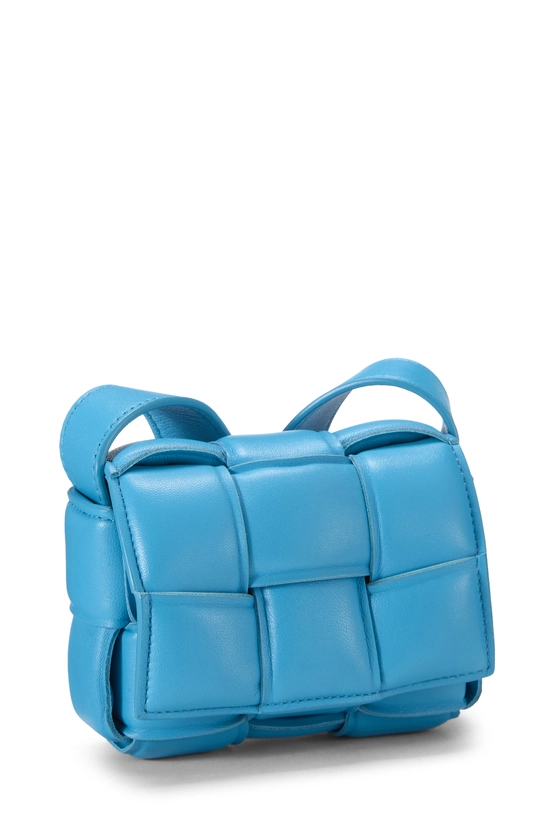 Blue Maxi Intrecciato Candy Cassette Crossbody, , large image number 1