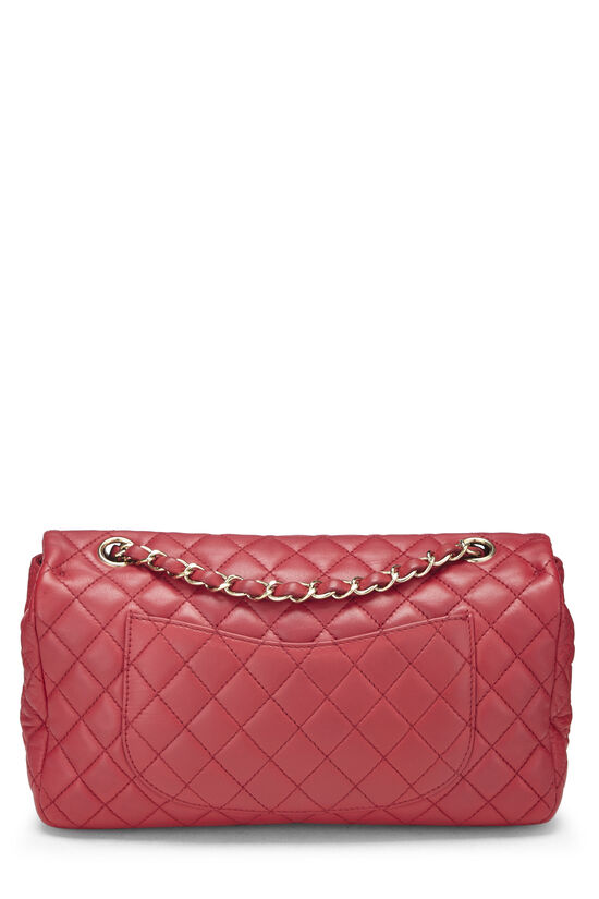 Pink Quilted Lambskin Valentine Flap Medium, , large image number 4