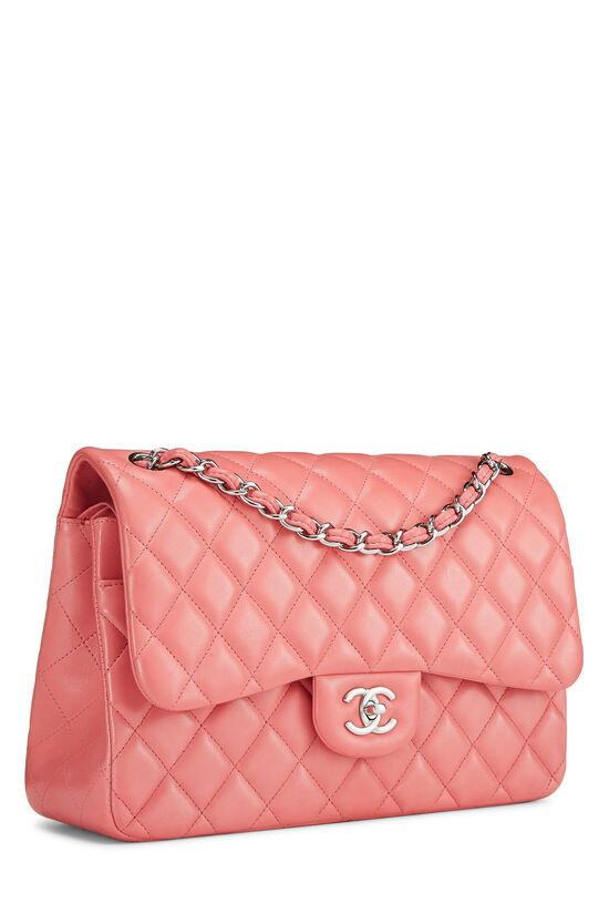 Chanel Mini Dark Pink Quilted Lambskin Rectangular Classic by Ann's Fabulous Finds
