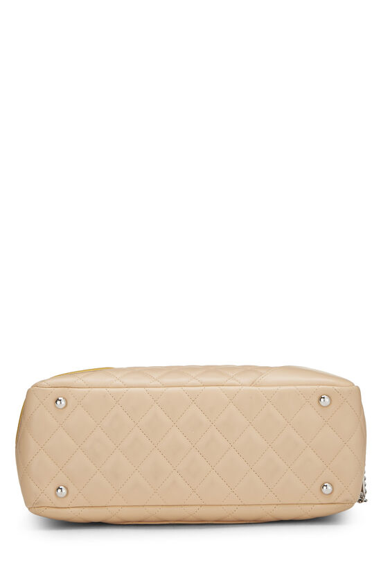 Beige Calfskin Cambon Bowler, , large image number 4