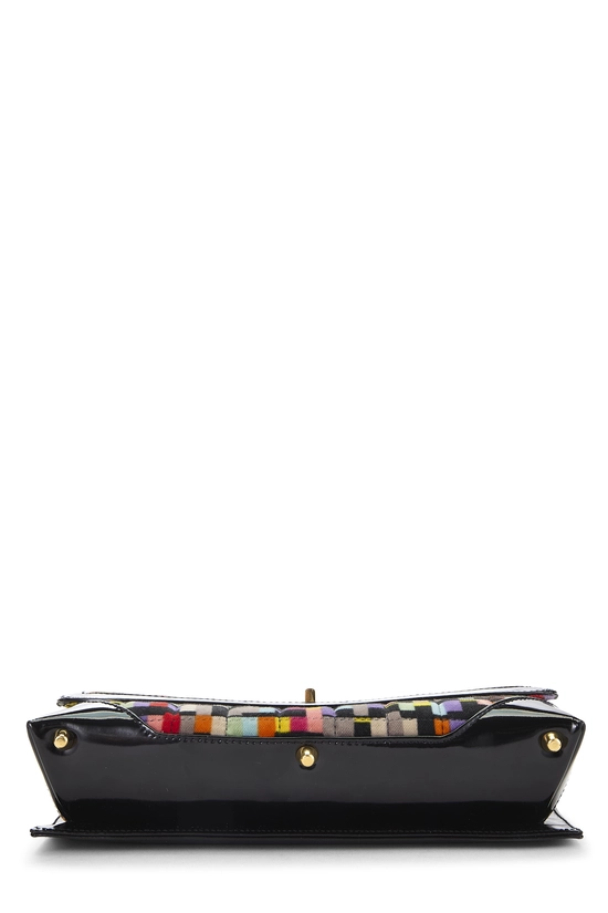 Multicolor Velour Mademoiselle Lock Shoulder Bag, , large image number 4