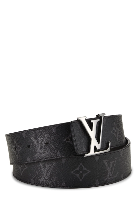 Black Monogram Eclipse Ceinture Initiales 90, , large image number 0