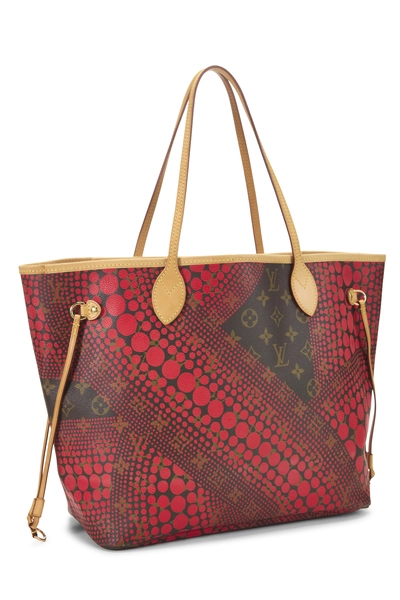 Louis Vuitton Yayoi Kusama x Louis Vuitton Red Monogram Dots Infinity Neverfull MM — photo 2