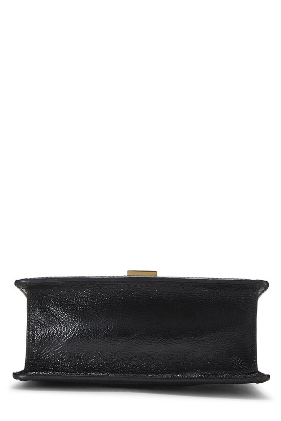 Black GG Velvet Sylvie Handbag Mini, , large image number 5