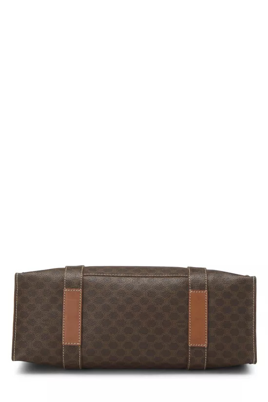 Brown Coated Canvas Macadam Tote, , large image number 4