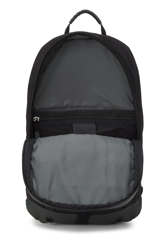 Black Canvas Sportline Backpack, , large image number 5