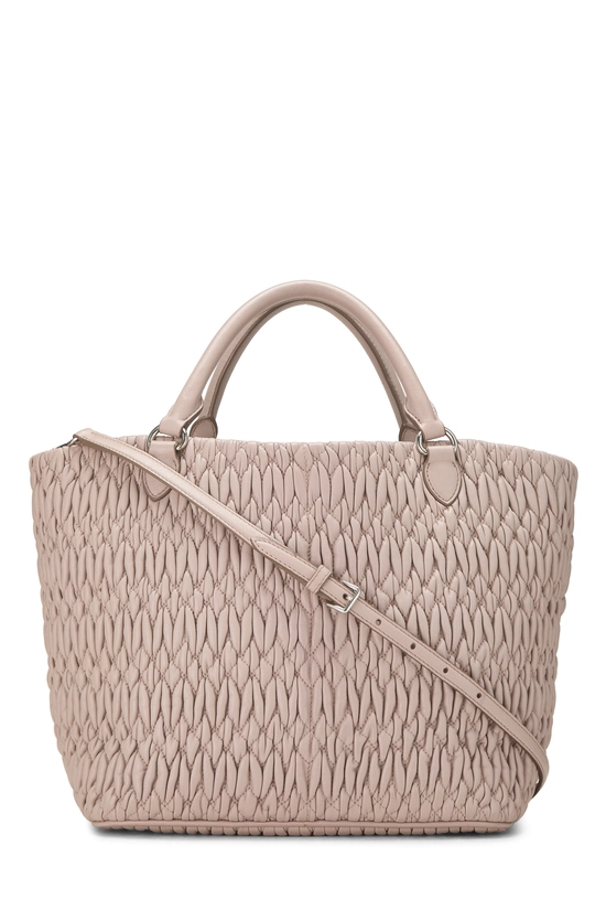 Pink Nappa Crystal Convertible Tote Small, , large image number 3