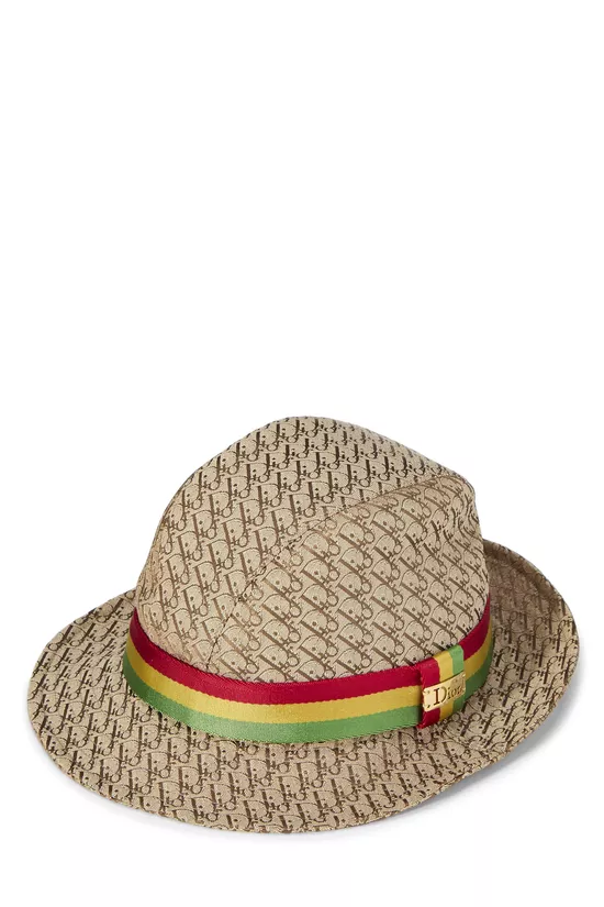 Brown Rasta Trotter Canvas Fedora, , large image number 2