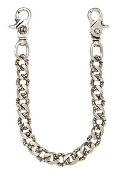 Sterling Silver Fancy Link Wallet Chain, , large