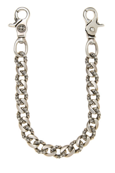 Sterling Silver Fancy Link Wallet Chain, , large