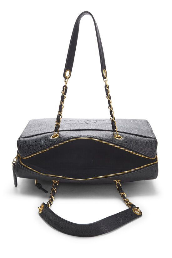 chanel black tote handbag