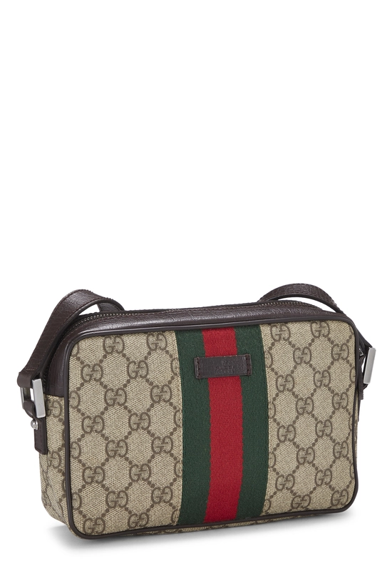 Brown GG Supreme Canvas Vintage Web Crossbody Mini, , large image number 1