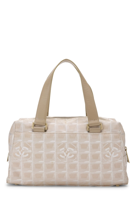 Beige Nylon Travel Line Handbag, , large image number 3