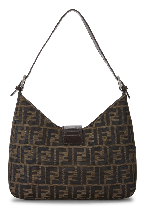 Brown Zucca Canvas Shoulder Bag, , large image number 3