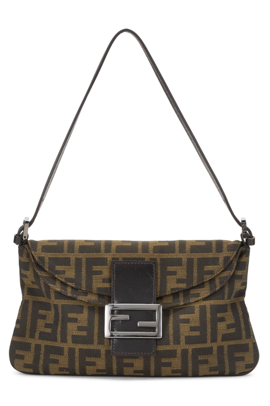 Brown Zucca Canvas Shoulder Bag, , large image number 0