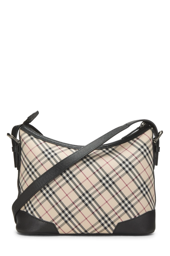 Black House Check Jacquard Shoulder Bag, , large image number 3