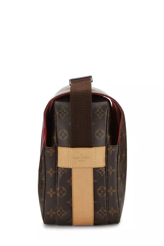 Brown China Run Monogram Canvas Naviglio, , large image number 3