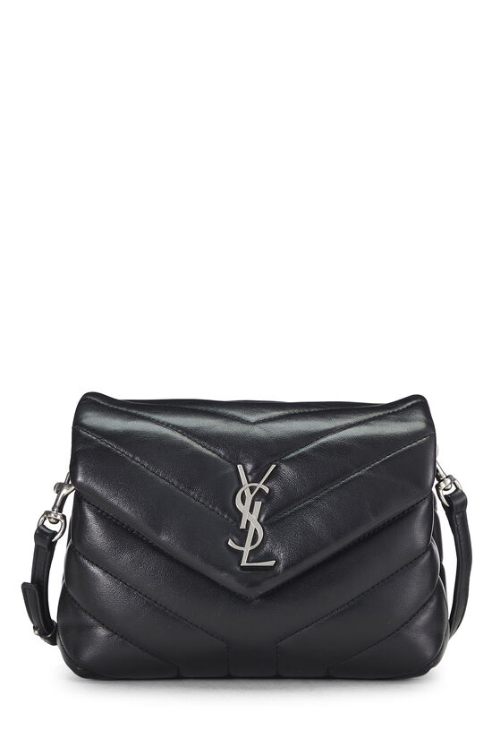 Black Chevron Calfskin Lou Lou Toy, , large image number 0