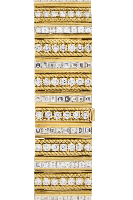 Gold Diamond Bezel 4207BA 30X32MM Watch, , large image number 2