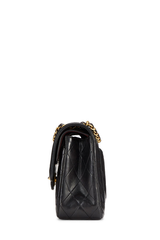 Chanel Black Quilted Lambskin Double Flap Bag Medium Q6B0101IK0B11