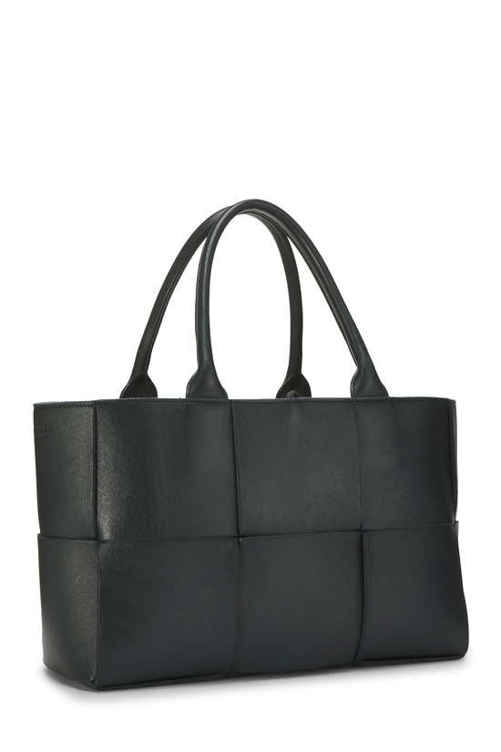 Green Calfskin Maxi Intrecciato Arco Tote Medium, , large image number 1