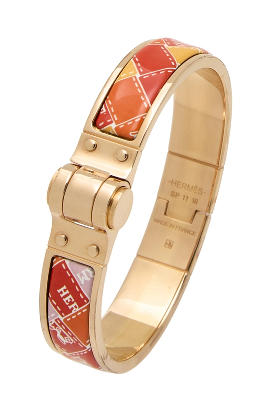 Multicolor Enamel Bolduc Au Carre Narrow PM, , large image number 0