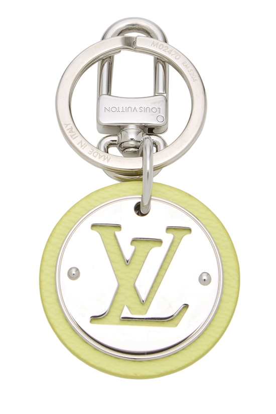 Silver Cutout Circle Logo Key Holder, , large image number 1