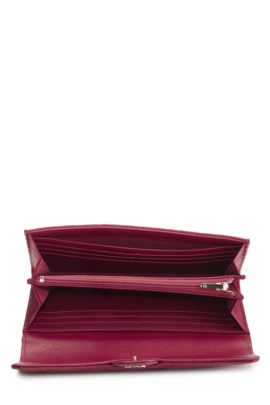 Pink Caviar Classic Long Flap Wallet, , large image number 3