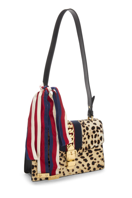 Multicolor Ponyhair Sylvie Shoulder Bag, , large image number 1