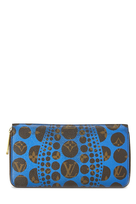 Yayoi Kusama x Louis Vuitton Blue Monogram Dots Infinity Zippy