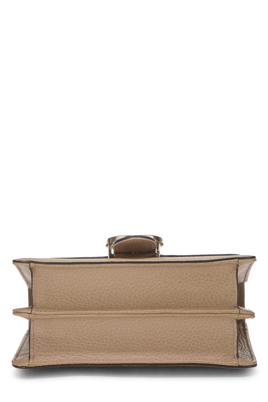 Beige Leather Interlocking Crossbody Small, , large image number 4